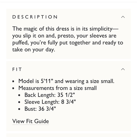 Dudley Stephens Parker Puff Sleeve Dress - Picture 6 of 7